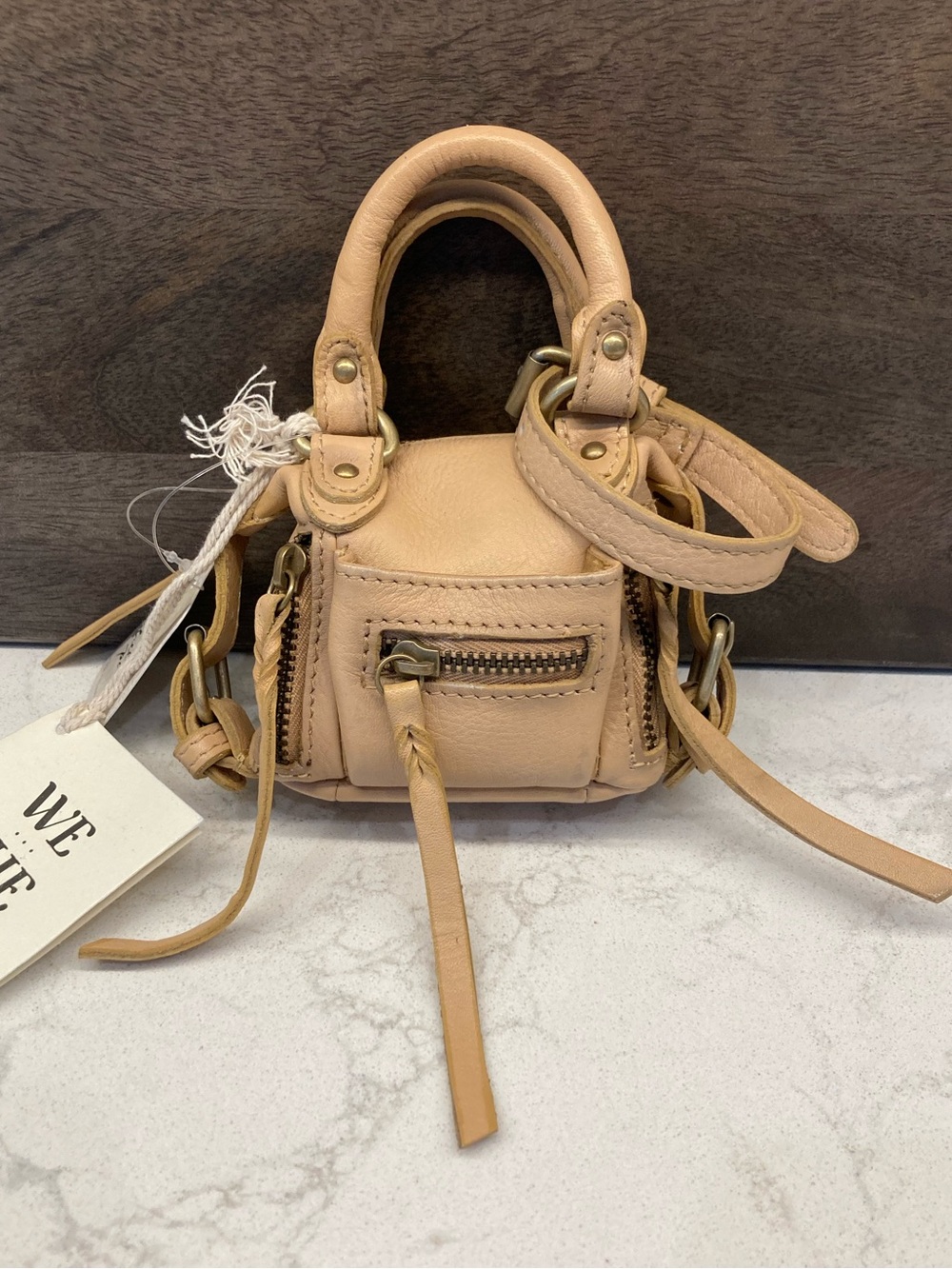 NWT FREE PEOPLE We the Free Micro Emerson Leather Mini Bag in
Italian Straw🧡 - Picture 3 of 4